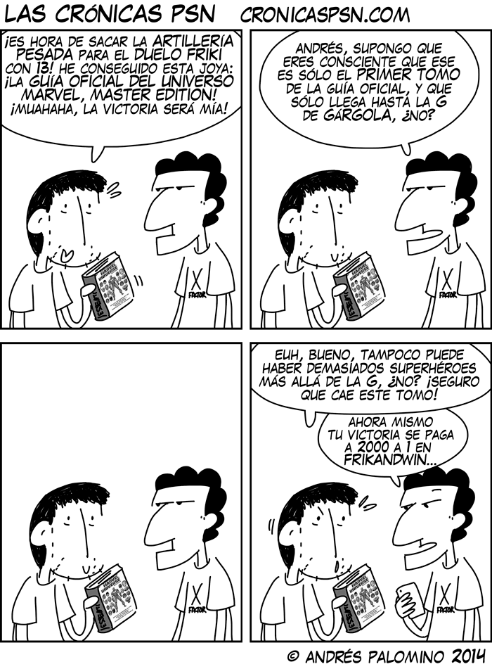 Él y sus conocimientos de Marvel