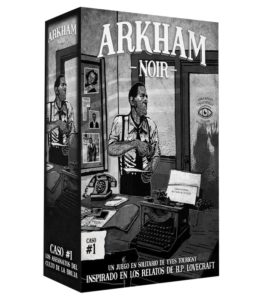 Imagen de la caja del juego de mesa Arkham Noir