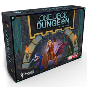 Imagen de la caja del juego de mesa One deck Dungeon