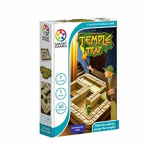 Imagen de la caja del juego de mesa Temple Trap