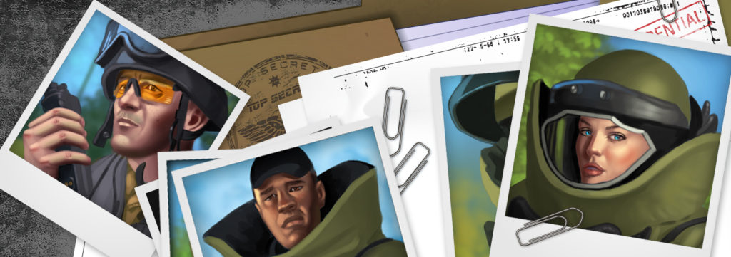 Imagen de los personajes de Bomb Squad