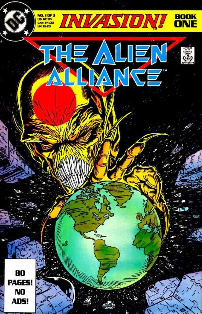 Portada del cómic ¡Invasion! sobre el que se basa la serie.