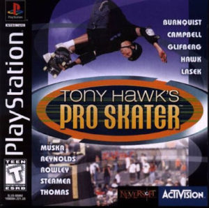 Portada del videojuego Tony Hawk's pro skater