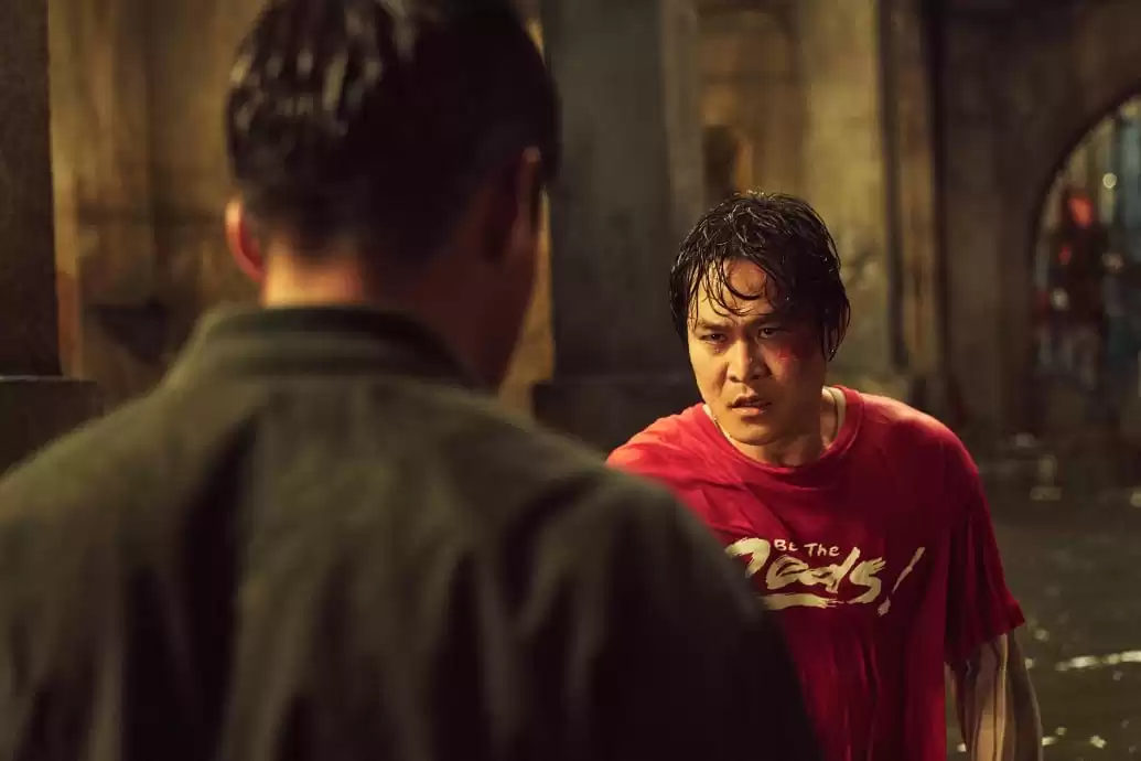 Escena de la serie Moving en Disney+