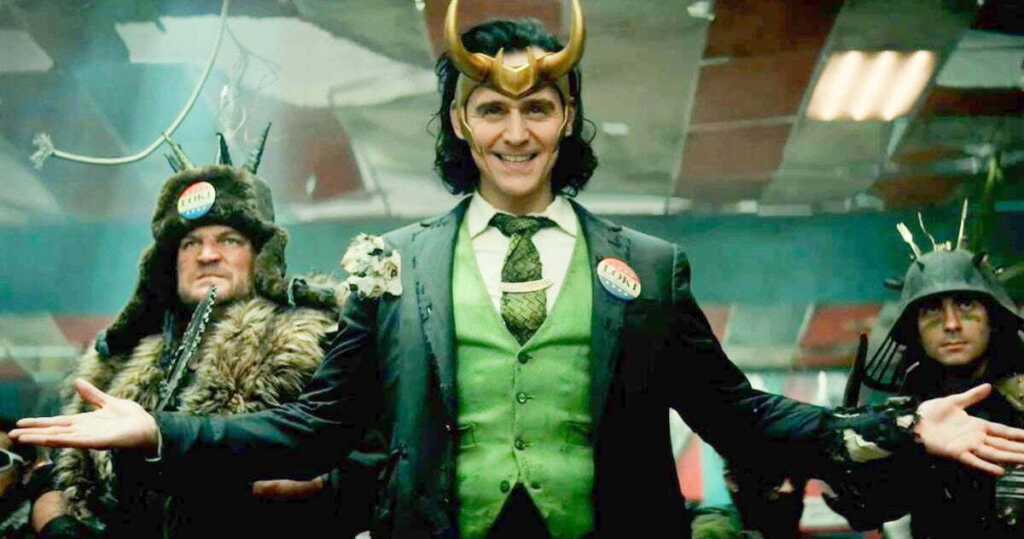 Loki en una de las imágenes mas icónicas de la primera temporada
