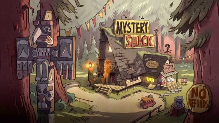 La Cabaña del Misterio, lugar donde se inicia la serie