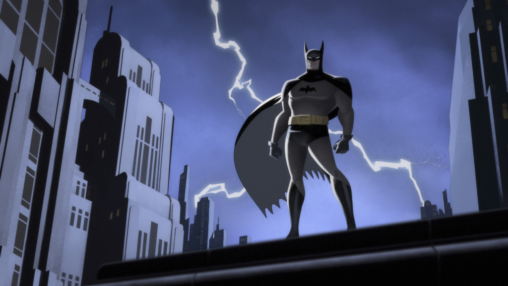 La presentación de Batman, el Cruzado Enmascarado en un claro homenaje a Batman TAS